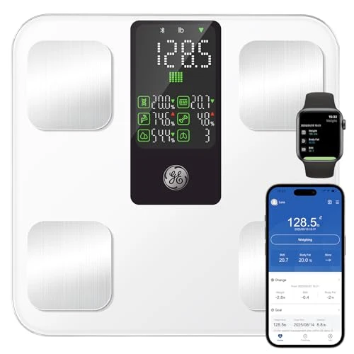 Smart Body Weight Scale with 8-in-1 Display — Smart Scale, GE