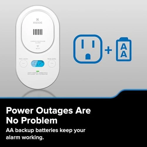 Smart Carbon Monoxide Detector — Air Quality Monitor, Kidde