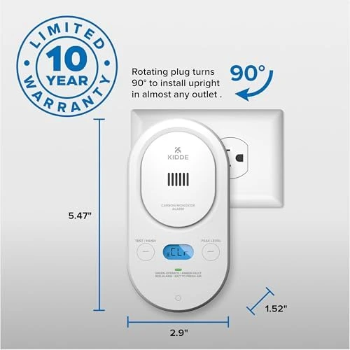 Smart Carbon Monoxide Detector — Air Quality Monitor, Kidde