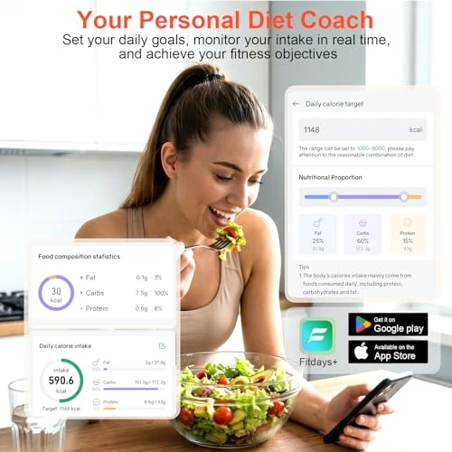 Smart Kitchen Food Scale with Nutritional Calculator — Smart Scale, SORMDMRD