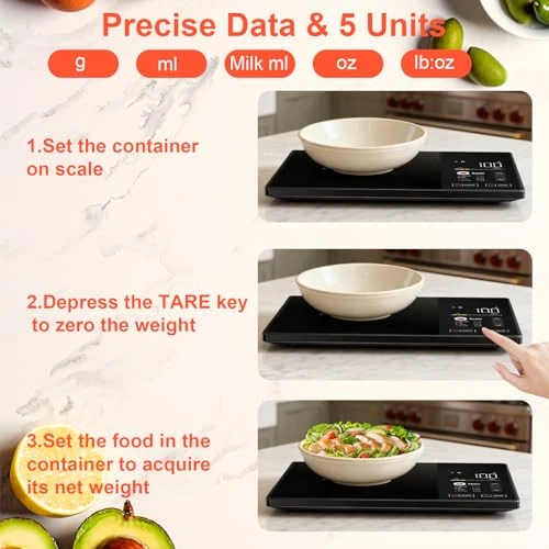 Smart Kitchen Food Scale with Nutritional Calculator — Smart Scale, SORMDMRD
