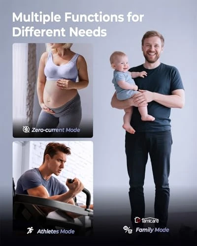 Smart Scale for Body Weight, BMI, Body Fat, Muscle Mass — Smart Scale, OVUTEK