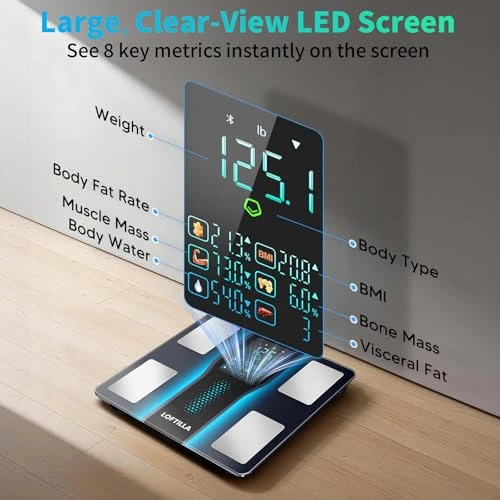 Smart Scale for Body Weight with BMI Body Fat Muscle Mass — Smart Scale, LOFTILLA