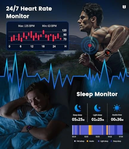 Smart Watch with Flashlight and Bluetooth Calling — Smart Watch, LIGE