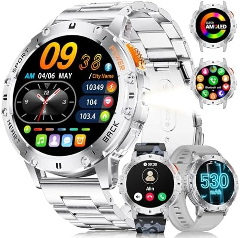 Smart Watch with Flashlight and Bluetooth Calling — Smart Watch, LIGE