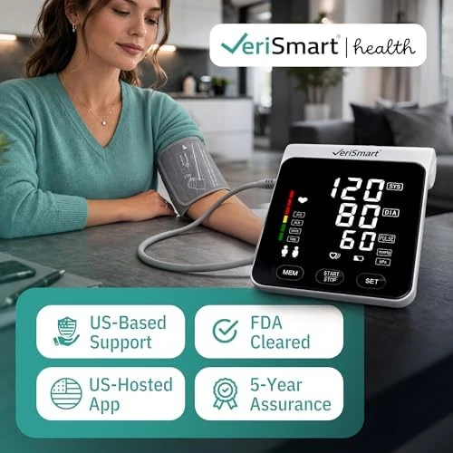 Wireless Upper Arm Smart Blood Pressure Monitor — Blood Pressure Monitor, VeriSmart