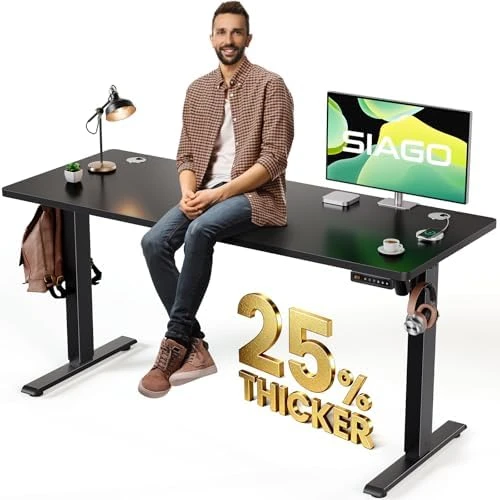 Electric Standing Desk Adjustable — Standing Desk, SIAGO