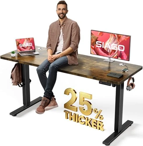 Electric Standing Desk Adjustable — Standing Desk, SIAGO