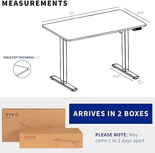 Electric Standing Desk — Standing Desk, VIVO