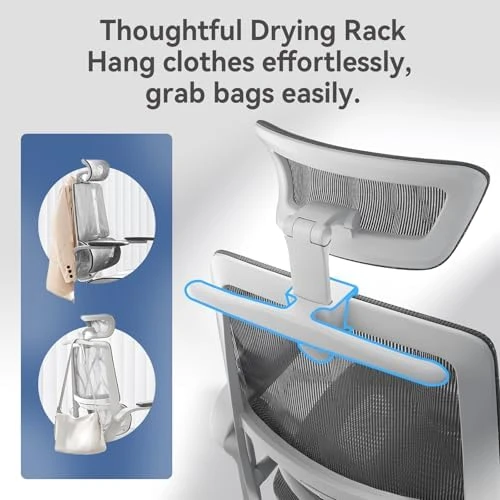 Ergonomic Office Chair with 3D Flip-up Armrests and Dual Back Design — Smart Chairs, SIHOO