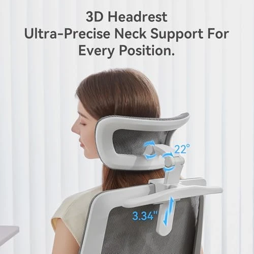 Ergonomic Office Chair with 3D Flip-up Armrests and Dual Back Design — Smart Chairs, SIHOO
