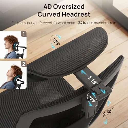 Ergonomic Office Chair with Adaptive Lumbar Support — Smart Chairs, CabeVibe