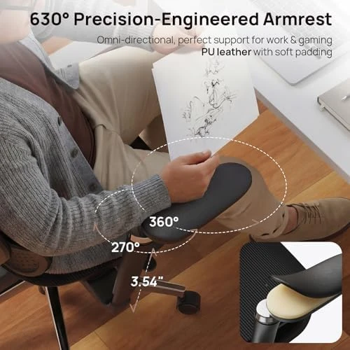 Ergonomic Office Chair with Adaptive Lumbar Support — Smart Chairs, CabeVibe