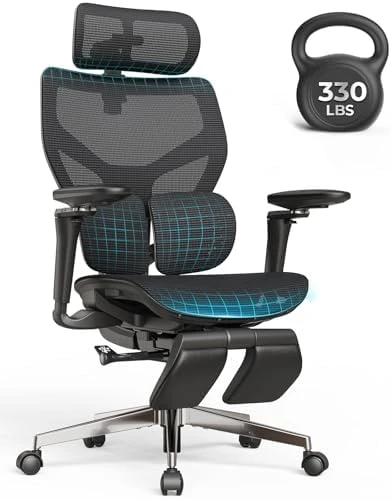 Ergonomic Office Chair with Adaptive Lumbar Support — Smart Chairs, CabeVibe