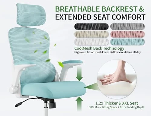 Ergonomic Office Chair with Back Support — Smart Chairs, Veratric