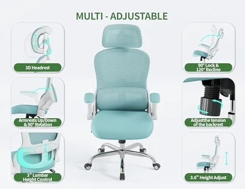 Ergonomic Office Chair with Back Support — Smart Chairs, Veratric