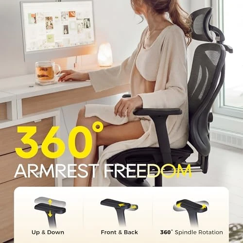 Ergonomic Office Chair with Footrest — Smart Chairs, CYKOV