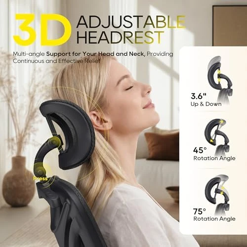 Ergonomic Office Chair with Footrest — Smart Chairs, CYKOV