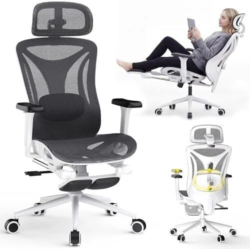 Ergonomic Office Chair with Footrest — Smart Chairs, CYKOV