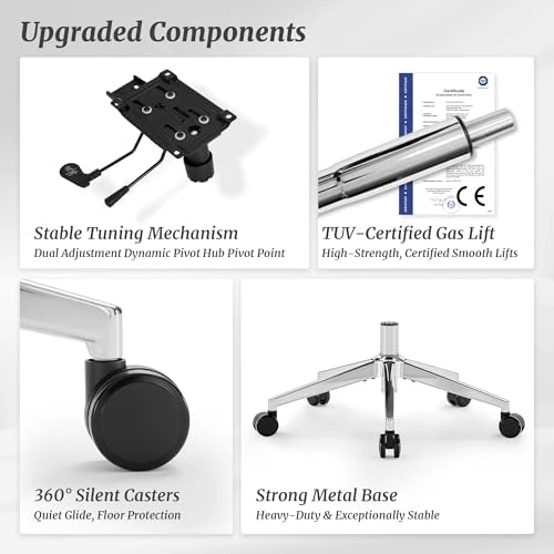 Ergonomic Office Chair with Footrest — Smart Chairs, Cozyman