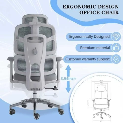 Ergonomic Office Chair — Smart Chairs, ESaure