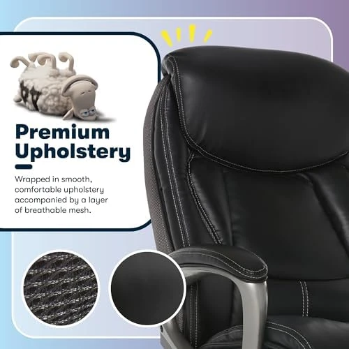 Executive Home Office Desk Chair — Smart Chairs, Serta