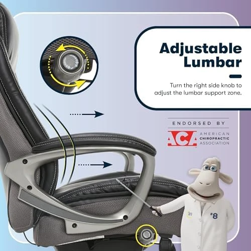 Executive Home Office Desk Chair — Smart Chairs, Serta