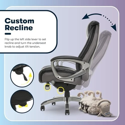 Executive Home Office Desk Chair — Smart Chairs, Serta