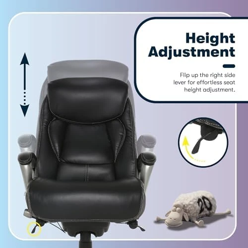 Executive Home Office Desk Chair — Smart Chairs, Serta