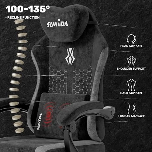 Fabric Video Gaming Chair — Smart Chairs, SUKIDA