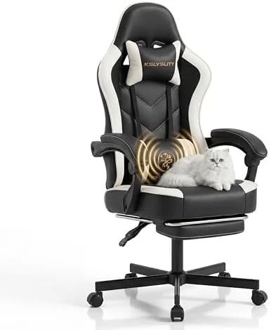 Gaming Chair with Footrest and Lumbar Support — Smart Chairs, Kslysuty