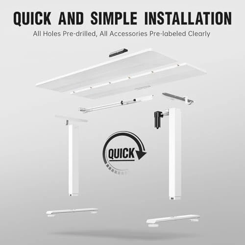 Large Electric Standing Desk — Standing Desk, Veken