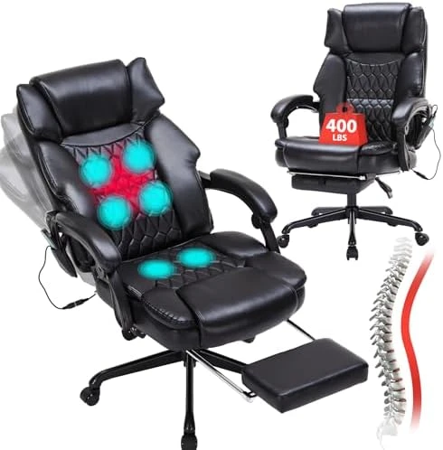 Massage Office Chair with Foot Rest — Massage Chairs, HESL