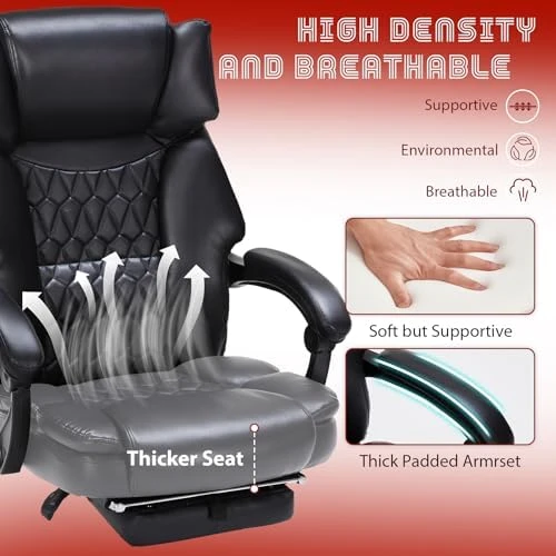 Massage Office Chair with Foot Rest — Massage Chairs, HESL