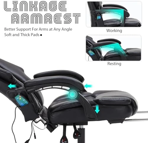Massage Office Chair with Foot Rest — Massage Chairs, HESL