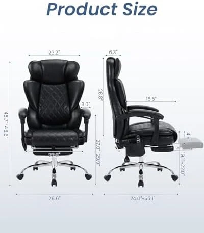Massage Office Chair with Foot Rest — Massage Chairs, CHAIRKER