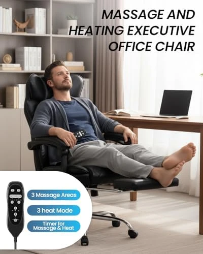 Massage Office Chair with Foot Rest — Massage Chairs, CHAIRKER