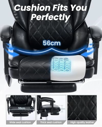 Massage Office Chair with Foot Rest — Massage Chairs, CHAIRKER
