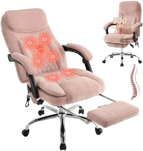 Massage Office Chair with Vibration, Heat, and Foot Rest — Massage Chairs, BIGGARSIT