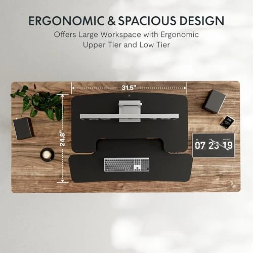 Motorized Standing Desk Converter — Standing Desk, FLEXISPOT