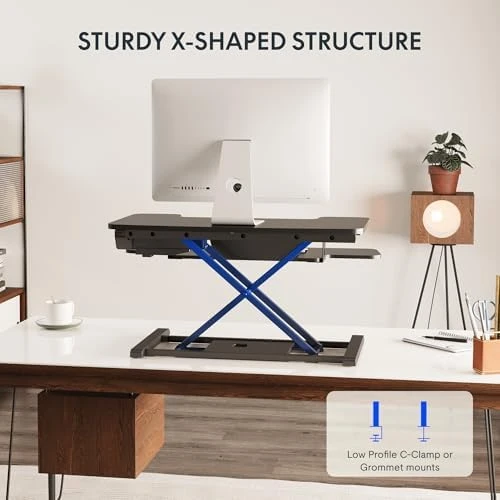 Motorized Standing Desk Converter — Standing Desk, FLEXISPOT