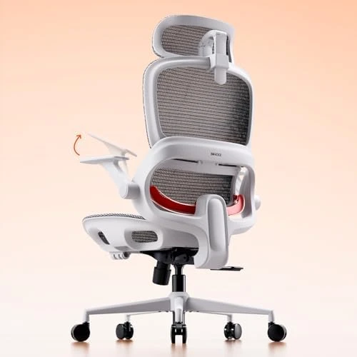 Office Chair, Comfy Ergonomic Office Chair, High Back Computer Chair with Adaptive Lumbar Support & Wide Headrest,... — Smart Chairs, SIHOO