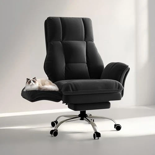 Office Chair with Flip Armrests and Foot Rest — Smart Chairs, HOMRELEXA