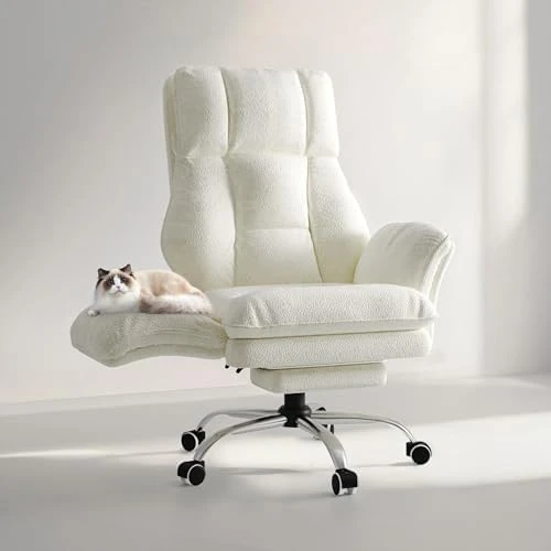 Office Chair with Flip Armrests and Foot Rest — Smart Chairs, HOMRELEXA