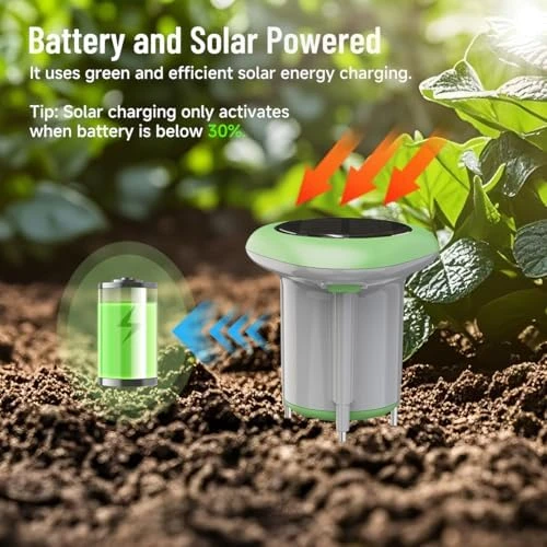 3-in-1 Soil Moisture, Temperature, and Fertility Meter — Soil Moisture Sensor, GreenVation