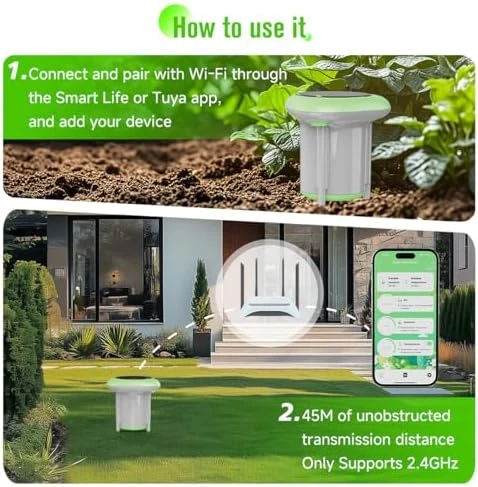 3-in-1 Soil Moisture, Temperature, and Fertility Meter — Soil Moisture Sensor, GreenVation