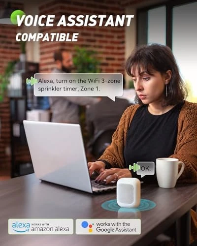 3 Zone WiFi Water Timer with Smart Gateway — Irrigation System, RainPoint