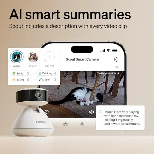 AI Pet Camera Indoor with Phone App — Security Camera, PETLIBRO