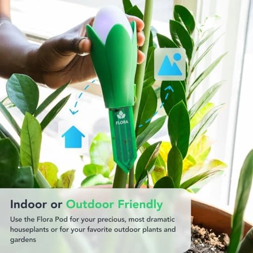 AI-Powered Smart Plant Monitor — Soil Moisture Sensor, Flora