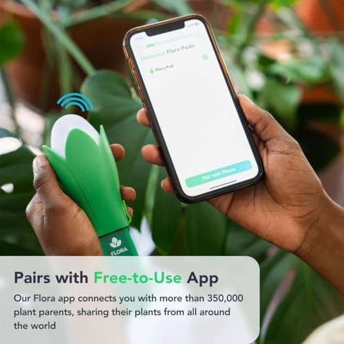 AI-Powered Smart Plant Monitor — Soil Moisture Sensor, Flora